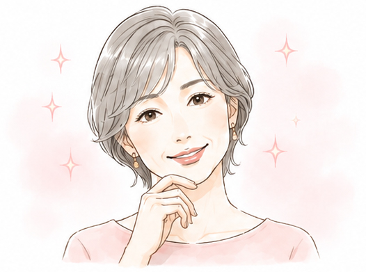 若く見られる